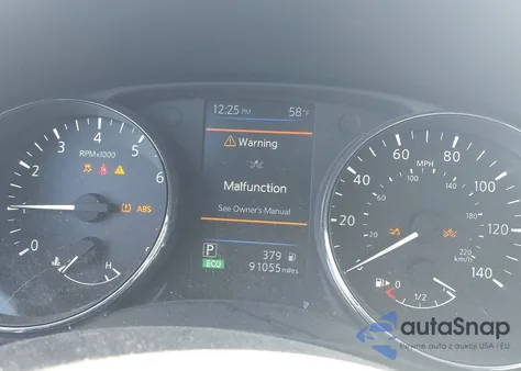 2020 Nissan Rogue Sl Fwd из США, поврежденный, VIN 5N1AT2MT4LC746218